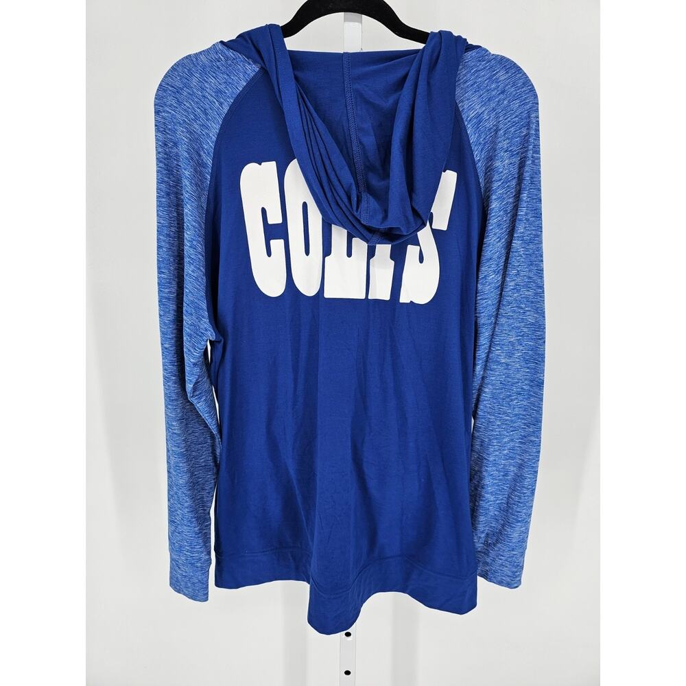 Fanatics Women's Sz 2XL Indianapolis Colts Script Full-Zip Hoodie in royal blue - Picture 4 of 4